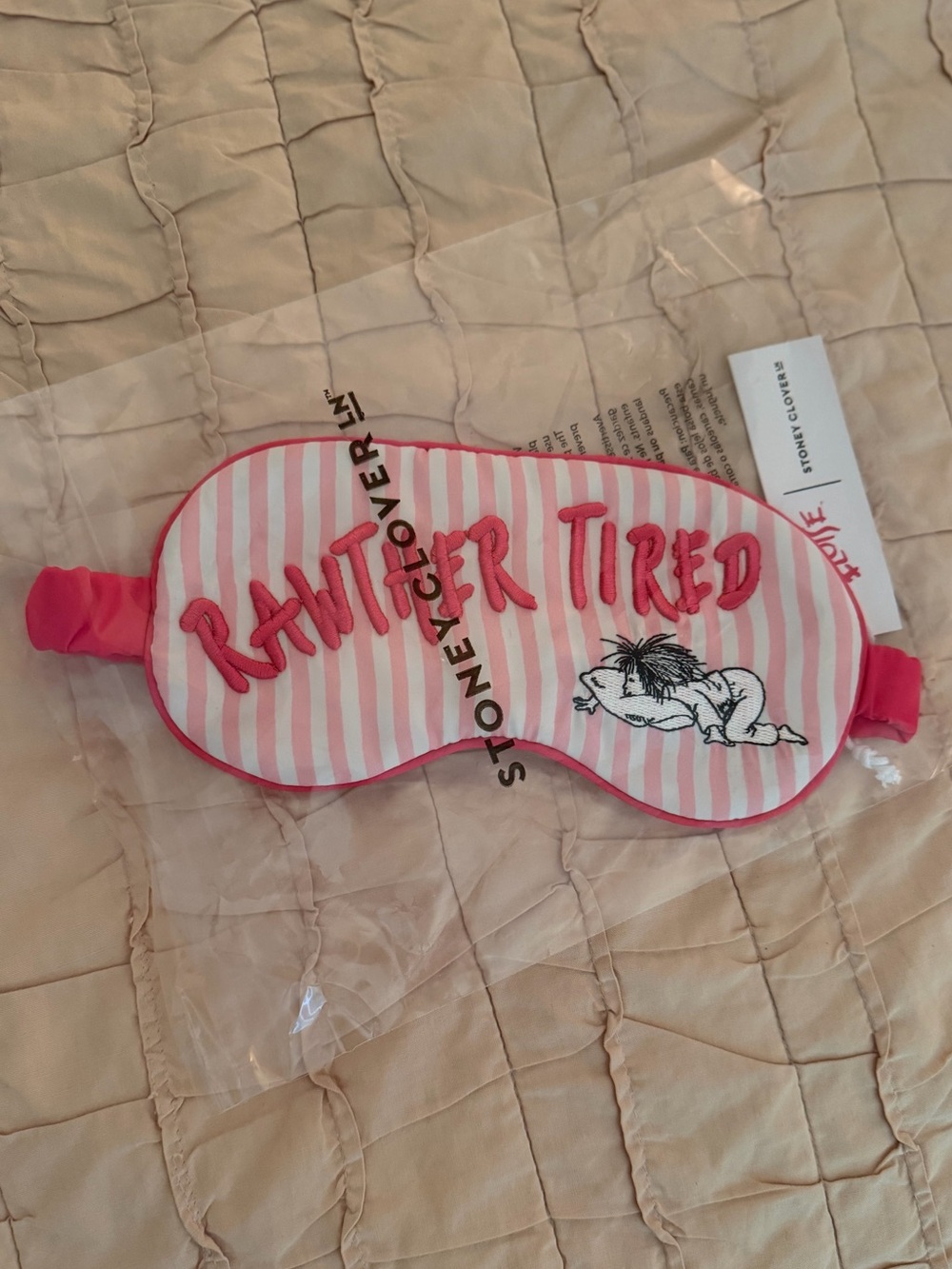 Stoney Clover Lane Eloise at the Plaza Eloise Stripes Eye Mask
